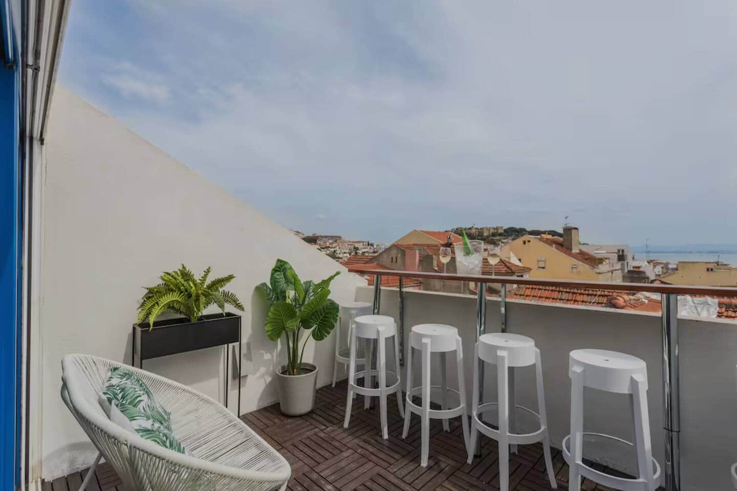 Terraço da Penthouse Vista Tejo